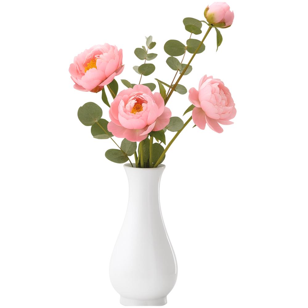 VIOLA Vase Ø 7,2 x 15 cm schlanke Form elegante Vase für Einzelblumen