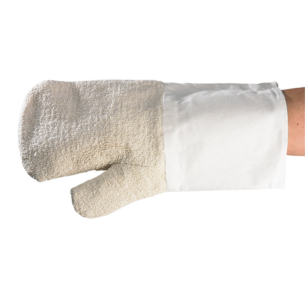 Backhandschuhe Frottee - Länge 30 cm (kurze Stulpe) 1 Paar