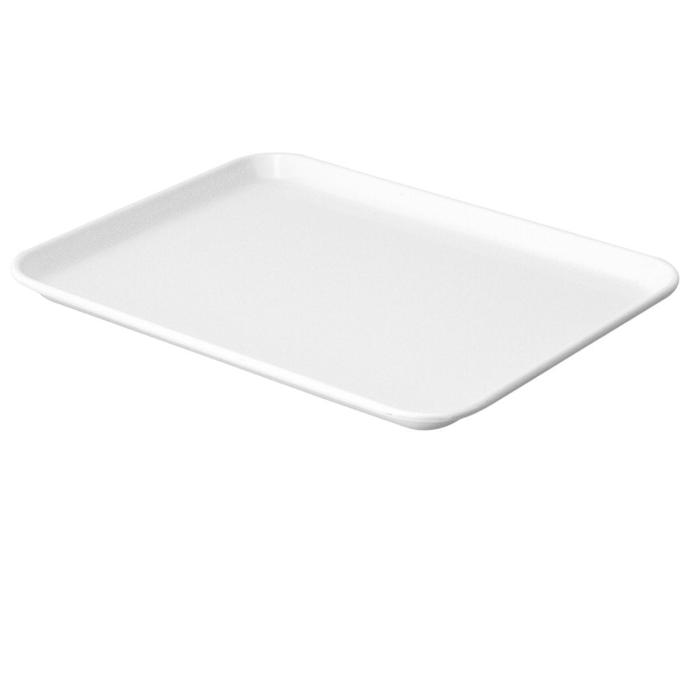 Melamin-Platte 42 x 14 cm - weiß