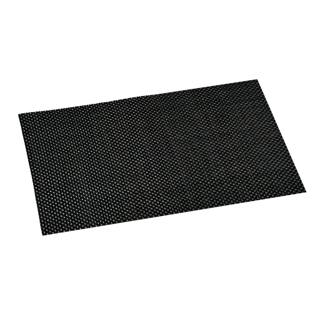 Platzset aus Kunststoffgeflecht 43 x 29 cm Schwarz robust & pflegeleicht