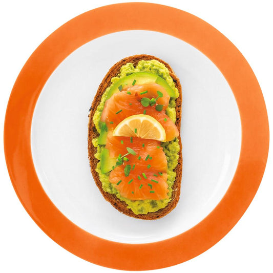 COLOURS Dessertteller (mit Fahne) - (Ø 18 cm) - Orange