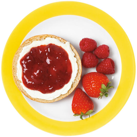 COLOURS Dessertteller (mit Fahne) - (Ø 18 cm) - Gelb