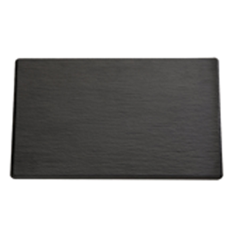 Melaminplatte "Schieferdesign" GN 1/1 - Größe 53 x 32,5 cm (1,2 cm hoch - schwarz)