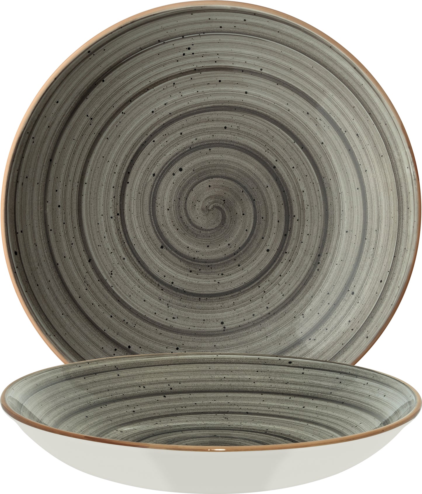 AURA Bloom Teller, tief - Ø 28 x 5,4 cm - 1,7 l - Space