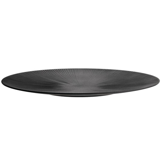 NERO Platte Ø - 50 x 3,5 cm - Melamin - Schwarz