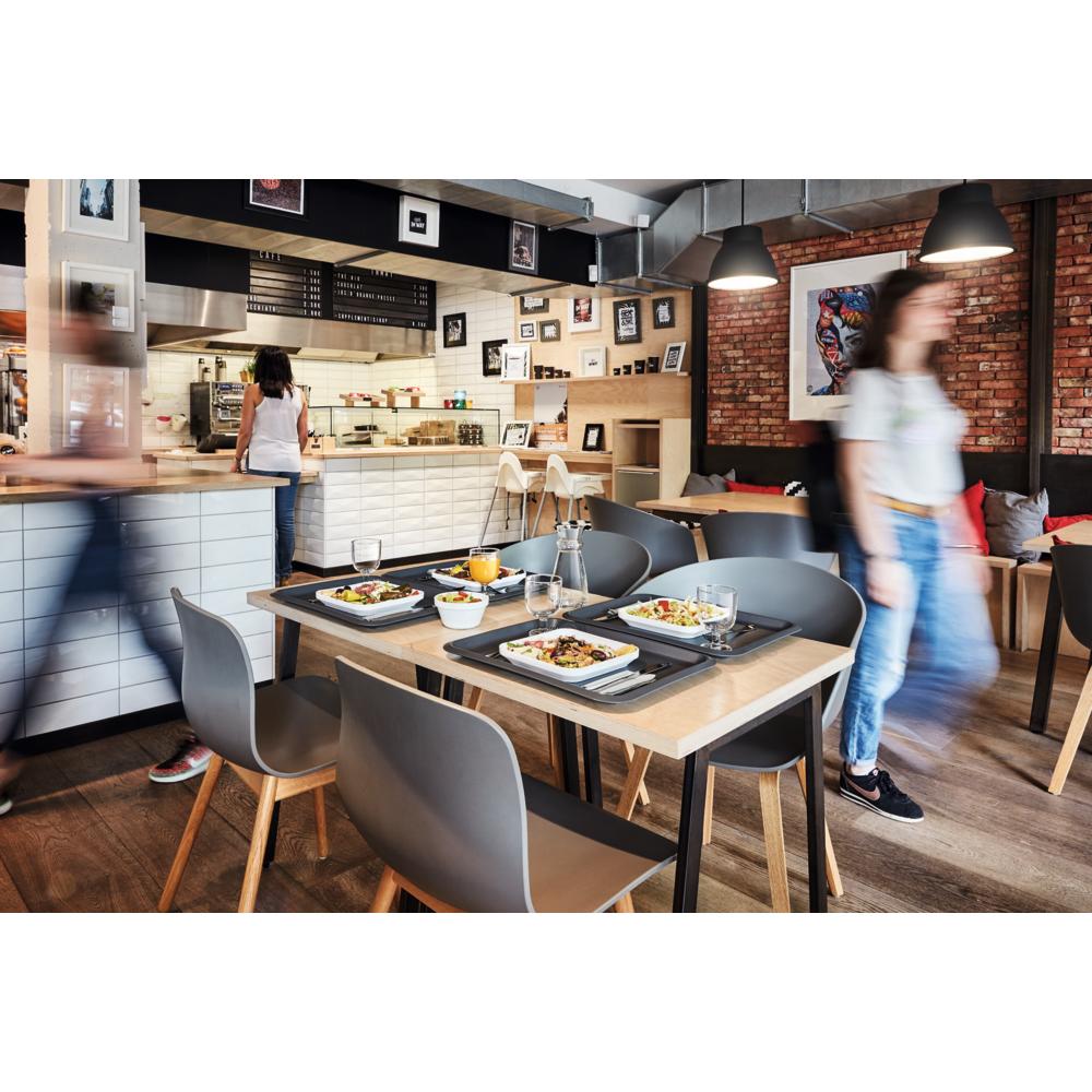 RESTAURANT Quadratteller - 20 x 20 x 3 cm - weiß