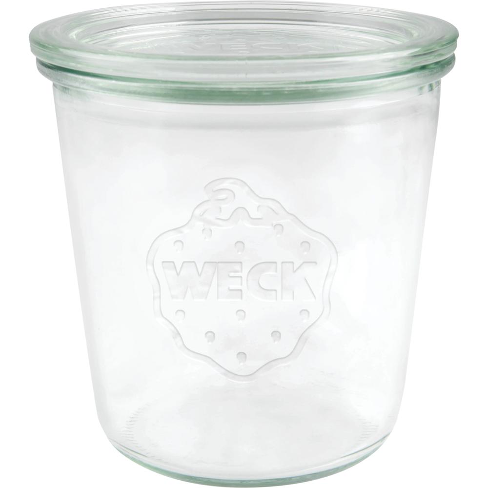 WECK Glas # 742 - Inhalt 580 ml (Rundrand 100 mm - Ø 10,8 x 10,7 cm)
