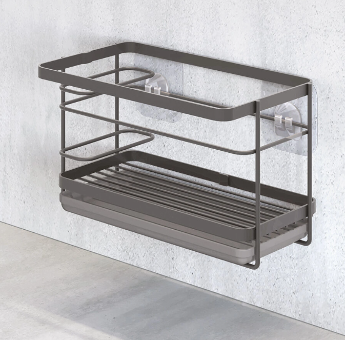 TOKYO LAVA Spülbecken Organizer U-Fix - beschichteter Stahl - 22 x 13 x 14 cm