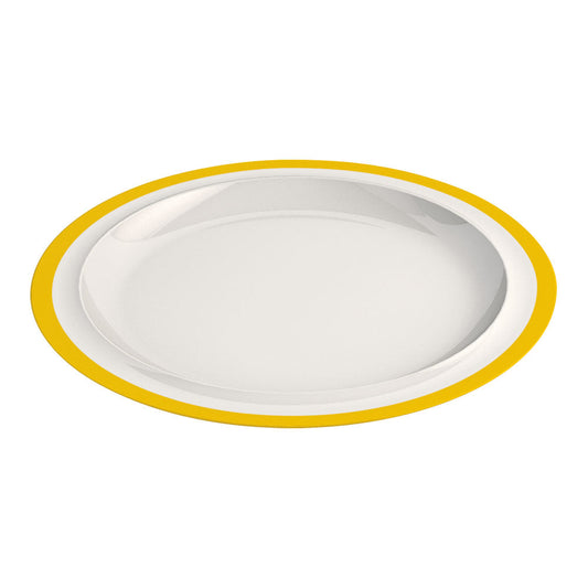MODELL 503 Fahnenteller, Menü- Ø 22,2 cm - Gelb (Melamin)