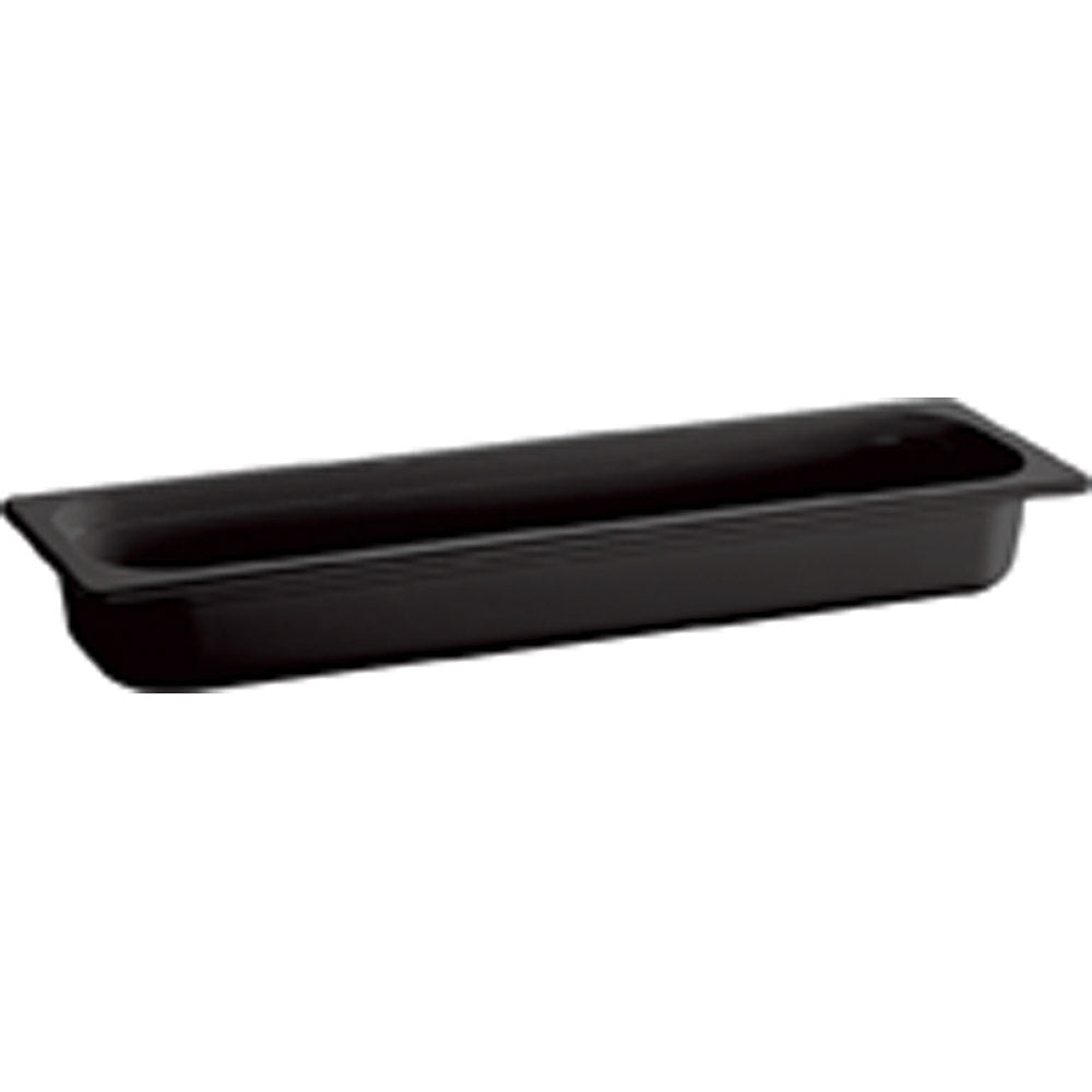 SMART LINE Melaminbehälter GN 2/4 - 065 mm - Schwarz (3,0 l)