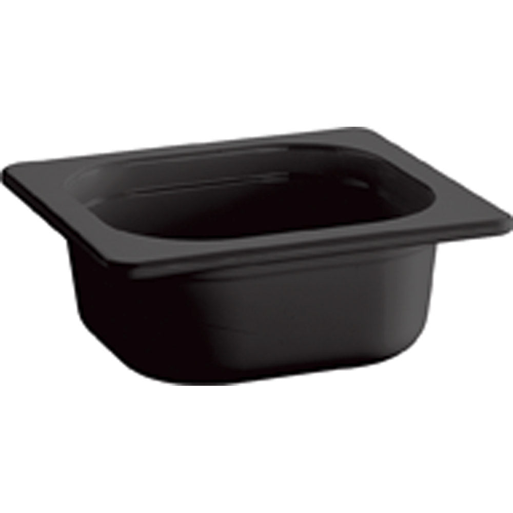 SMART LINE Melaminbehälter GN 1/6 - 065 mm - Schwarz (0,8 l)