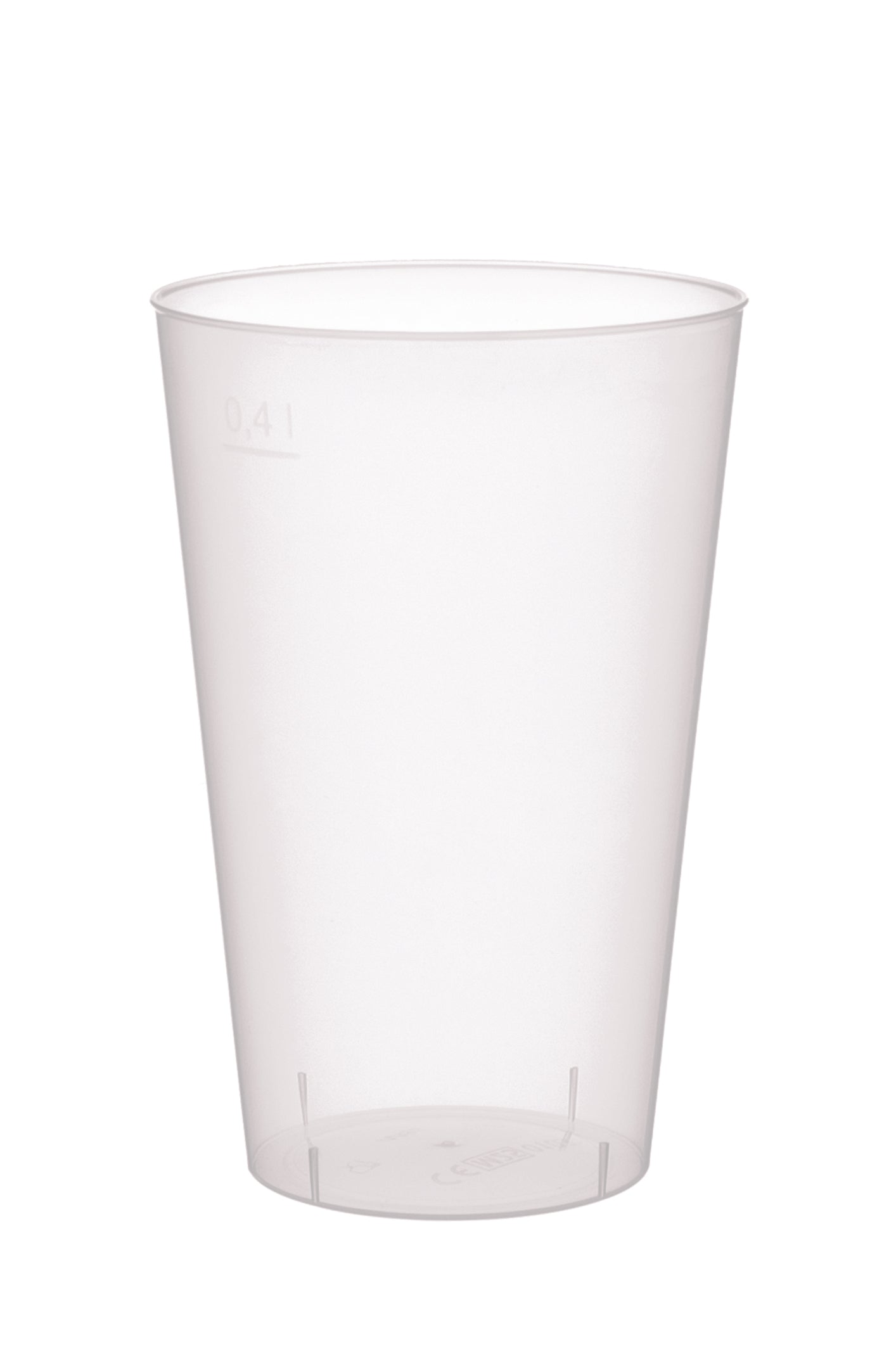 BASIC Mehrweg Trinkbecher - geeicht /-/ 0,4 l - PP