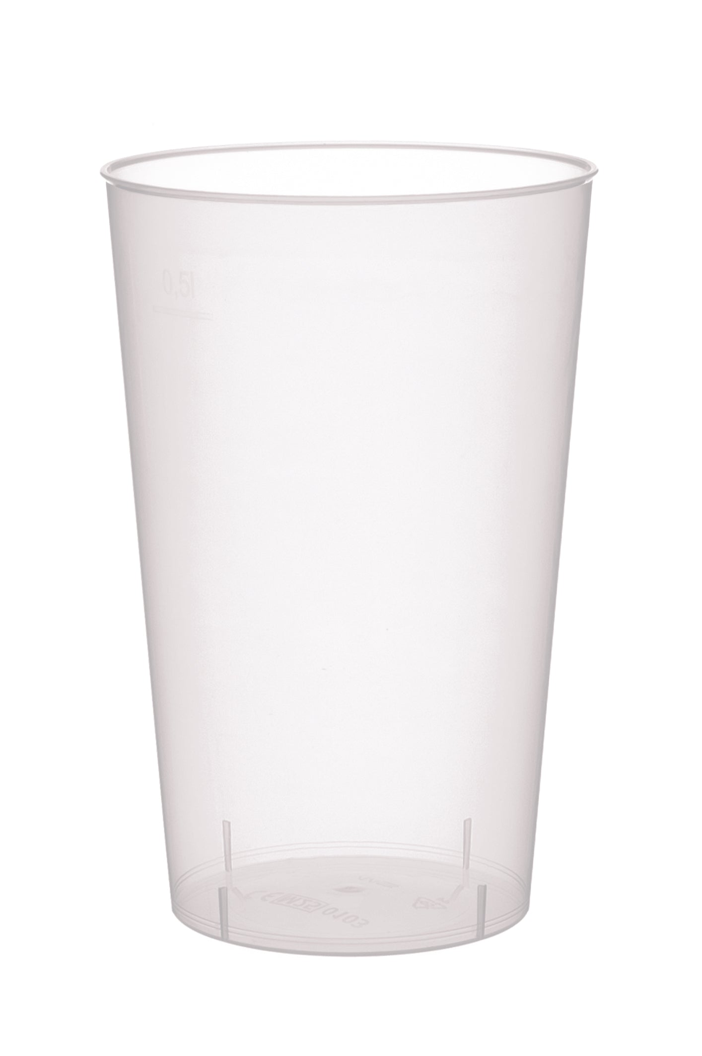 BASIC Mehrweg Trinkbecher - geeicht /-/ 0,5 l - PP
