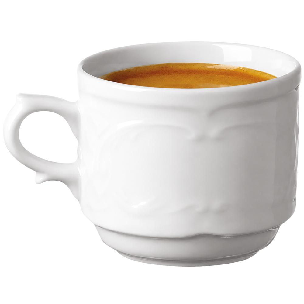 FLORA Espressotasse - 12 cl (stapelbar)