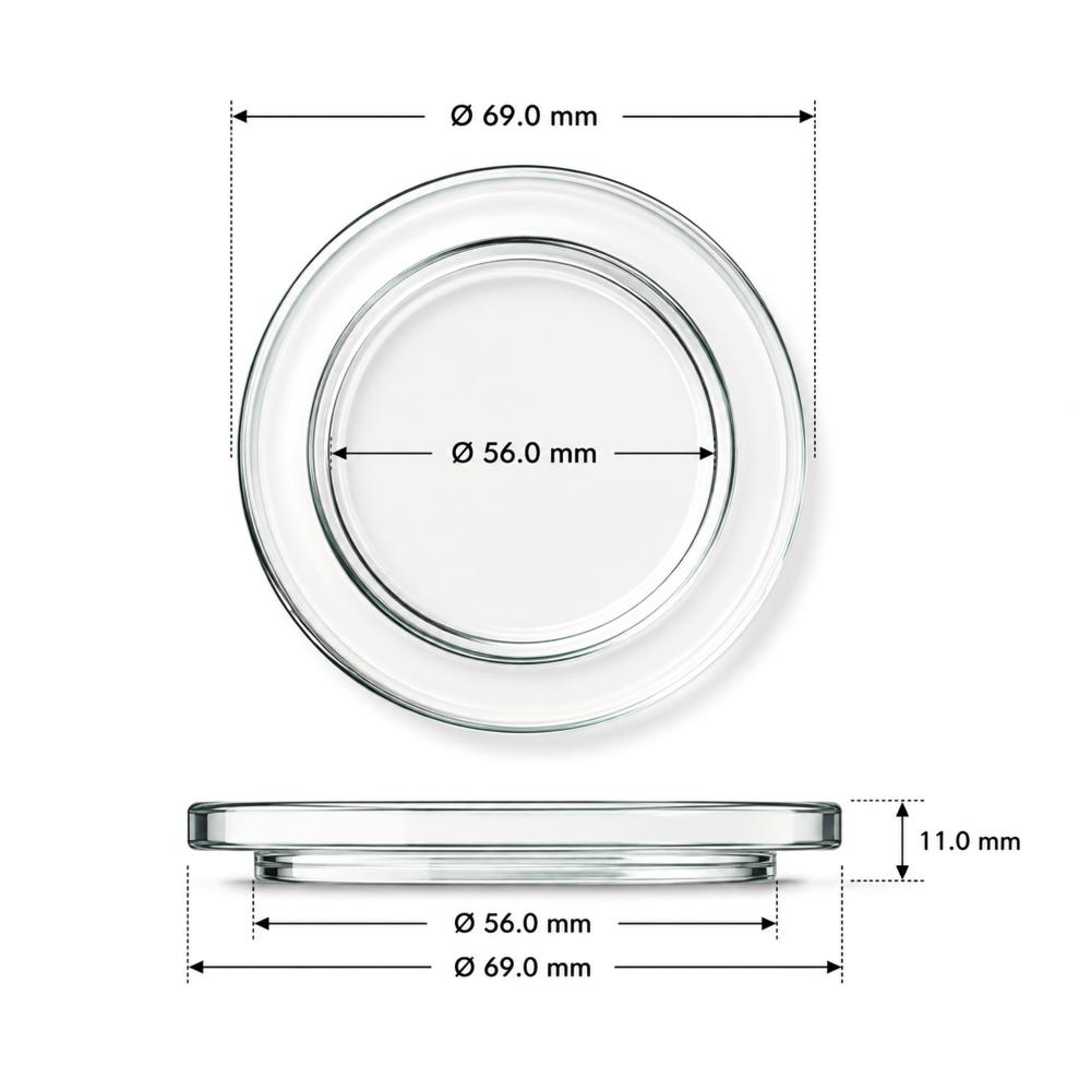 WECK Glasdeckel für Rundrand 60 mm