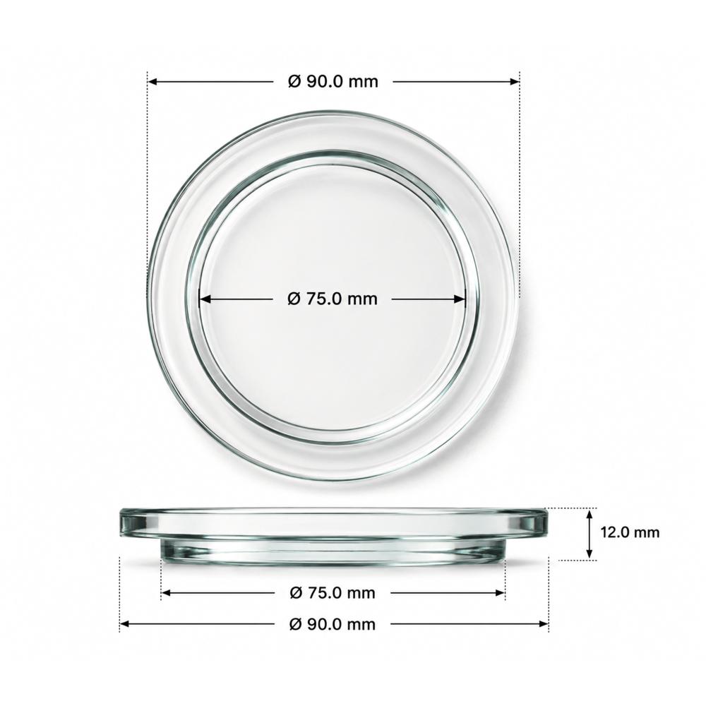 WECK Glasdeckel für Rundrand 80 mm