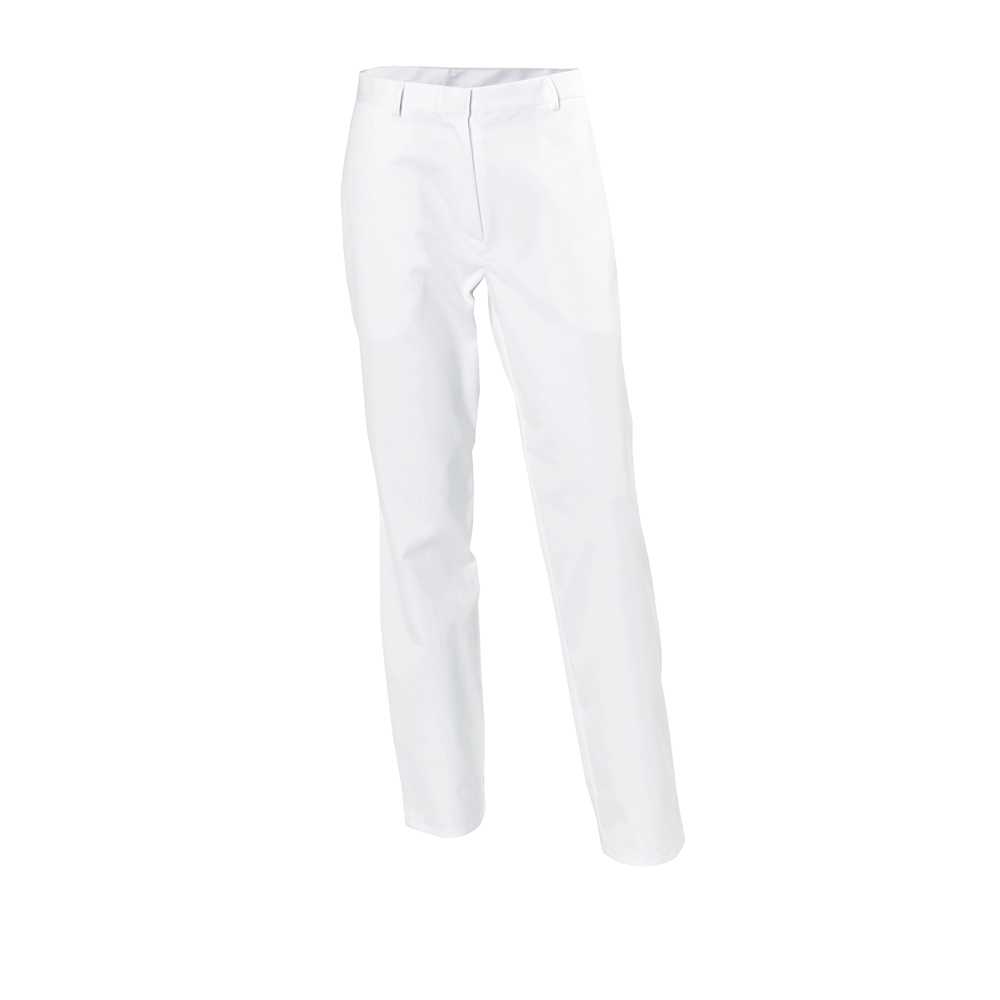 EUROCLEAN Damen-Bundhose - Mischgewebe weiß - 96