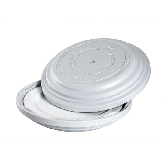 Iso-Cloche Ober- bzw. Unterteil für Teller Ø 25,5 cm Grau