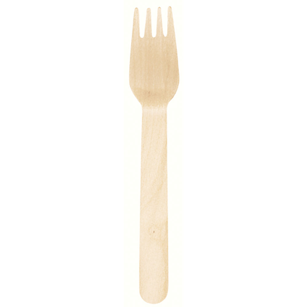 Holz-Gabel 16 cm (100 Stück)