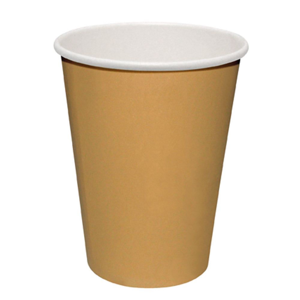 Kaffeebecher "To Go" - 230 ml - Ø 8,3 x 9 cm - Hellbraun (1000 Stück)