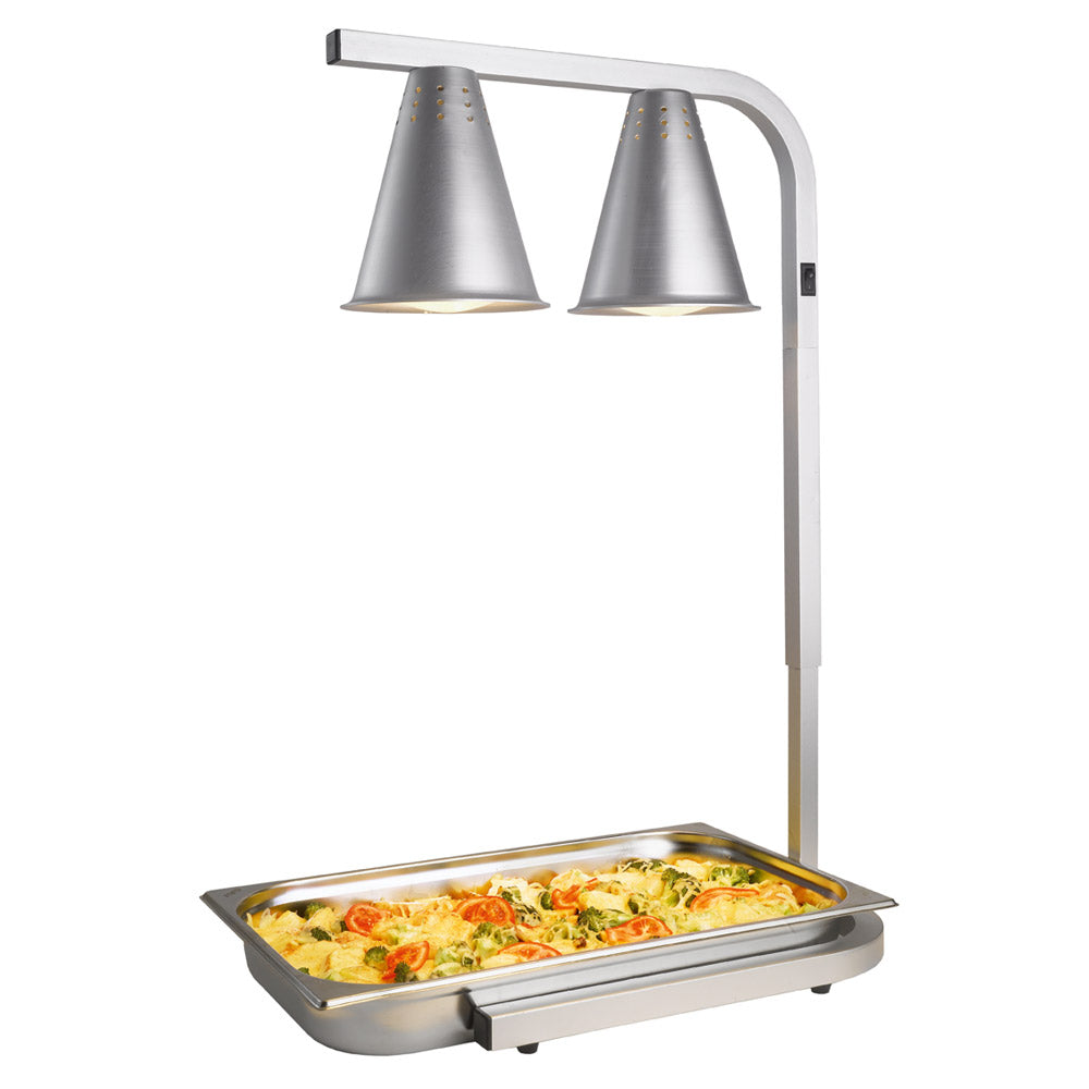 SARO Wärmelampe 2-fach für 1/1 GN-Behälter (230 V)