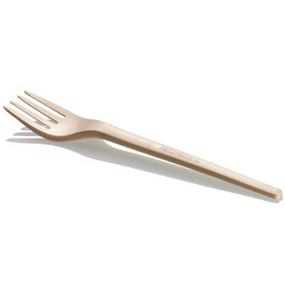 REUSABLE Gabel 16,8 cm - CPLA - Natur-Weiß (20 x 50 Stück)