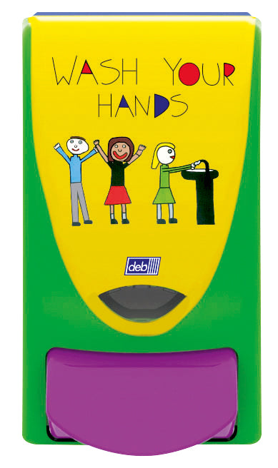 Seifenspender "Wash your hands"