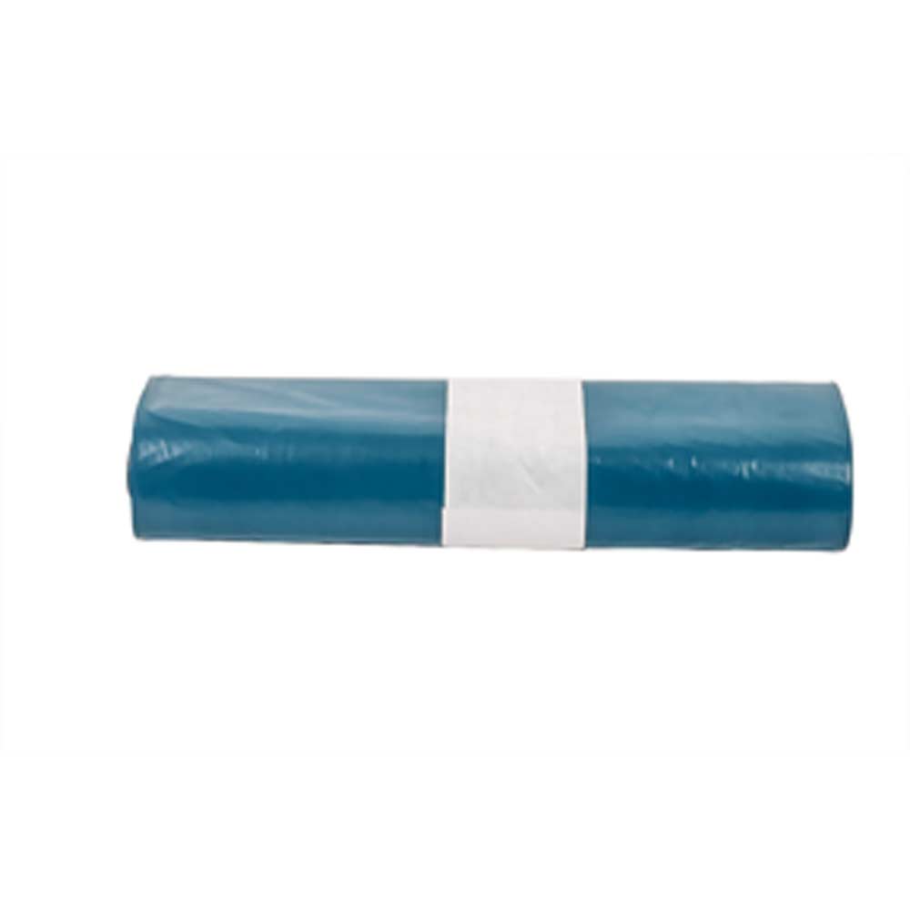 LDPE Müllsäcke 70 x 110 cm - Blau - 120 L - 39 my (25 Stück)