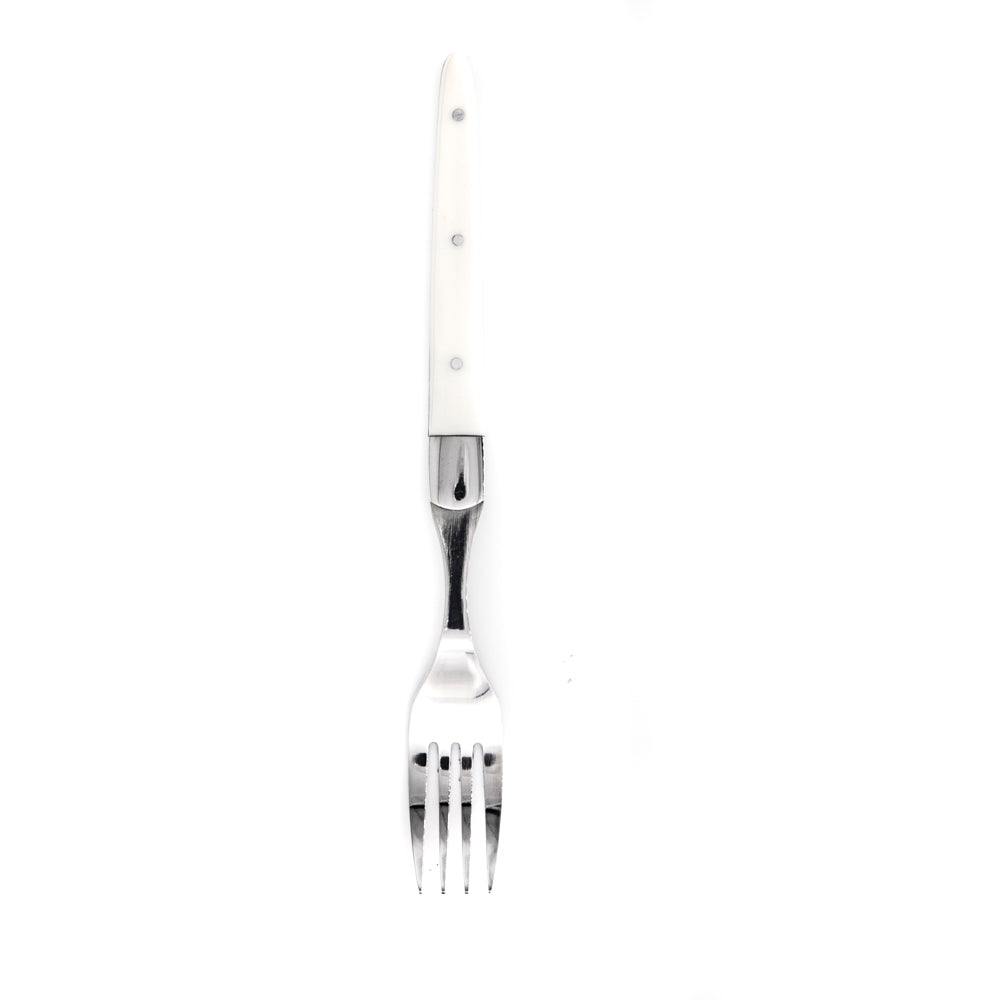 LA PLATA Pizza-/Steakgabel - 22 cm - Elfenbein