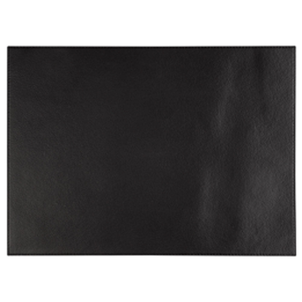 Platzset Kunstleder 44 x 32,5 cm Schwarz edles und pflegeleichtes Tischset