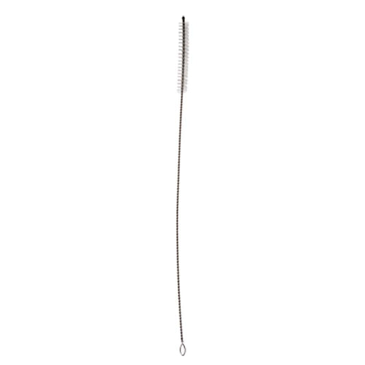 Glas-Trinkhalm Innen-Ø 7 mm x 20 cm (6 Stück + Reinigungsbürste) - gebogen
