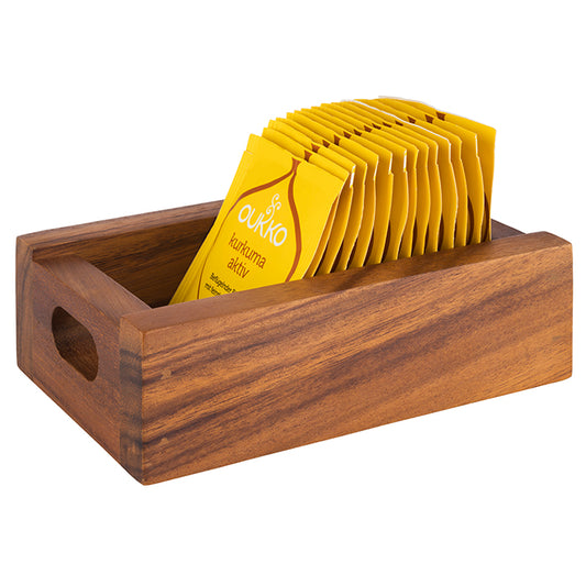 ACACIA Tischbehälter 15 x 9,5 x 5 cm Akazienholz