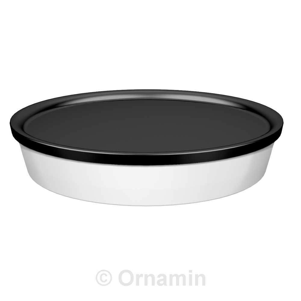 MODELL 1243 Schale Ø 20 x 3,7 cm - Inhalt: 60 cl - weiß (SAN)