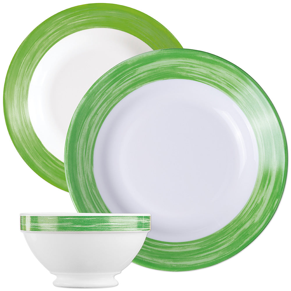BRUSH Kinder-Gedeck-Set - Green - 72-tlg.