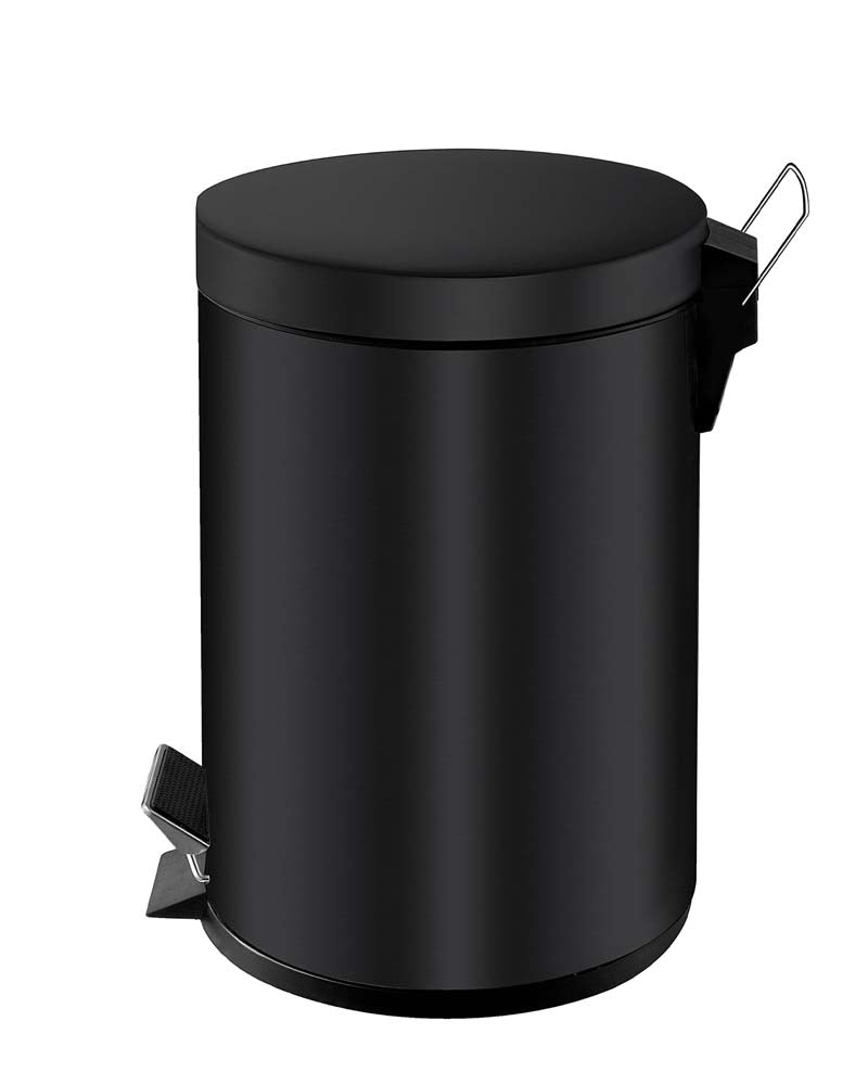 Treteimer 3 l - Schwarz - Ø 16,7 /1 9,5 x 27 cm
