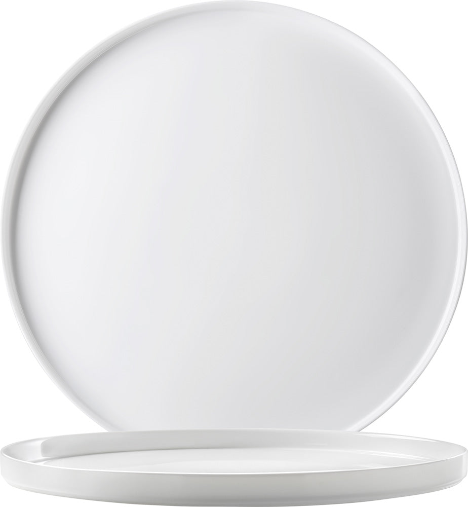 GRANGUSTO Teller, Menü - mit Rand - Ø 32 cm - weiß