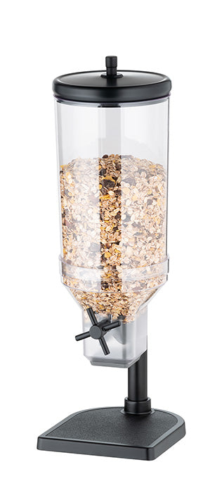 FRESH+EASY Cerealienspender - 4,5 l - Transparent, Schwarz