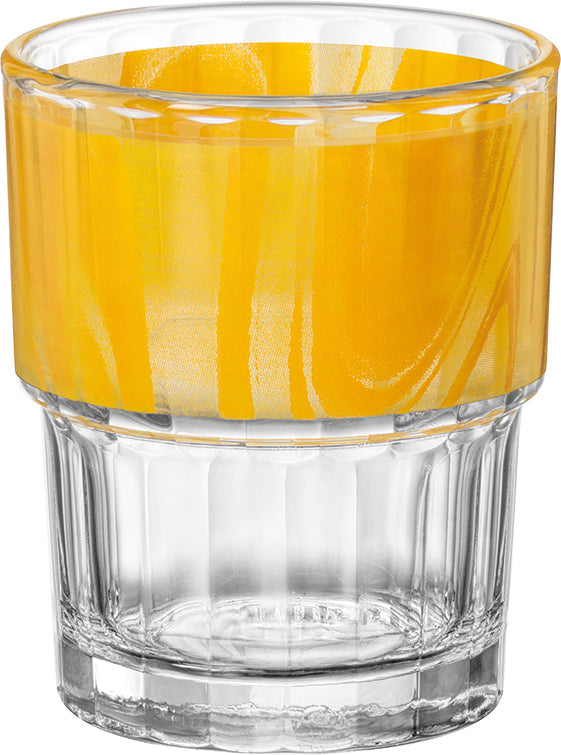 NATURA / LYON OPTIQUE Trinkglas - 20 cl - (Ø 7,1 x 8,7 cm) - ungeeicht - Gelb