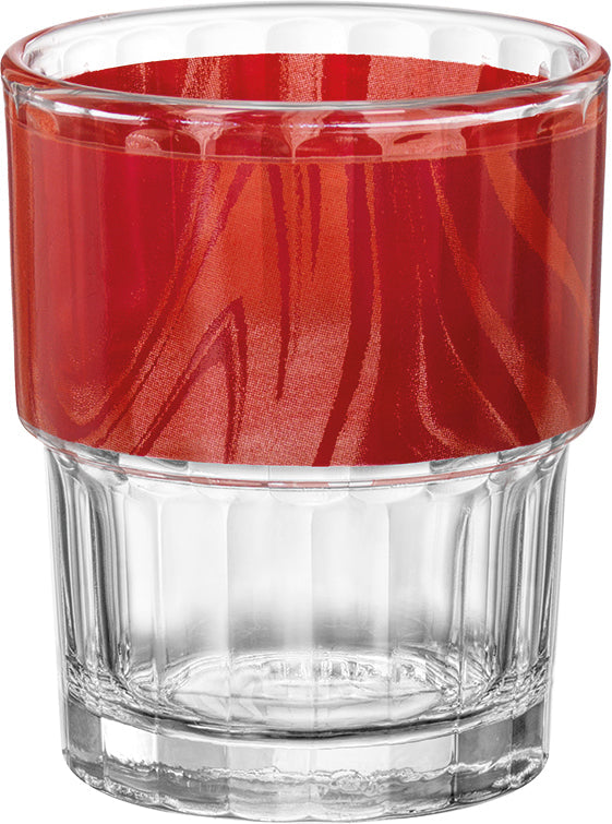 NATURA / LYON OPTIQUE Trinkglas - 20 cl - (Ø 7,1 x 8,7 cm) - ungeeicht - Rot