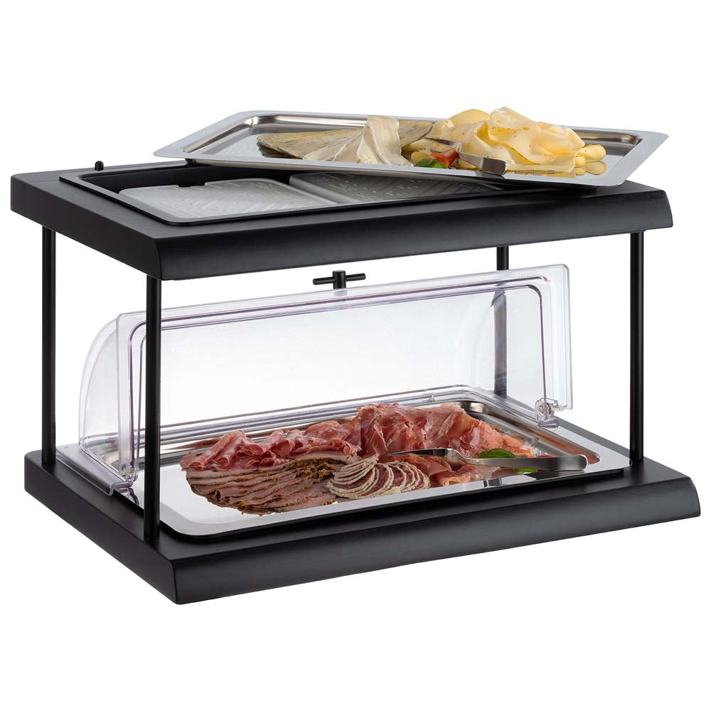 GASTRONORM Rolltop-Haube GN 1/1 - Griff schwarz