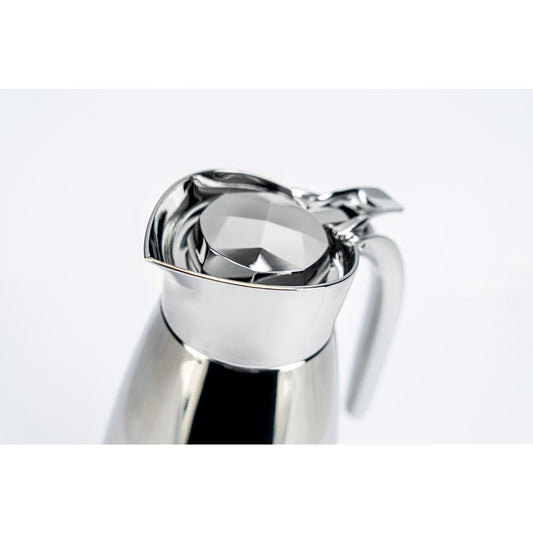 DIAMANT Edelstahl-Thermokanne mit Klappdeckel - 0,6 L