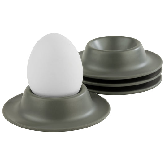 EGGY Eierbecher - (Ø 8,5 x 2 cm) - Melamin - Grau/Matt