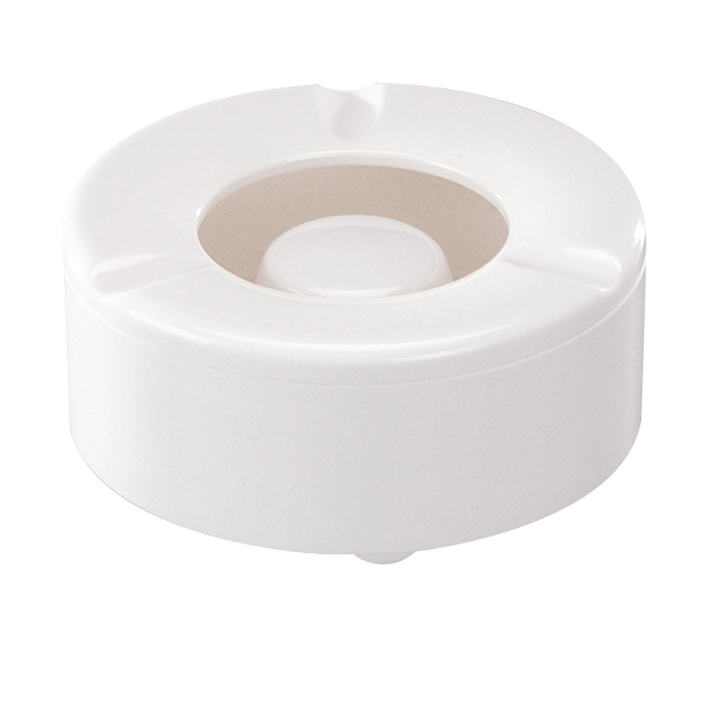 Windaschenbecher Ø 10 x 4,3 cm - Weiß (Melamin)