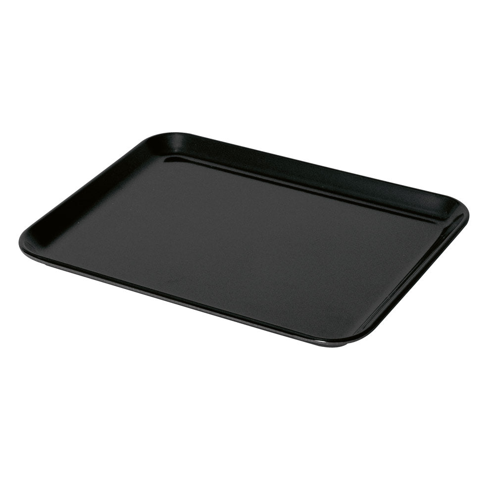 Melamin-Platte 19 x 15 cm - schwarz
