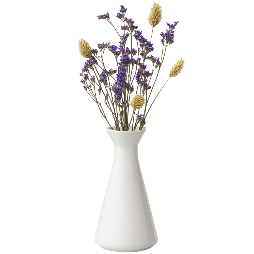 TROMBA Vase Ø 7,5 x 14,5 cm gerade Form elegante Vase für Einzelblumen