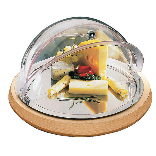 CLASSIC Holz-Frischeplatte - rund (3-teilig)
