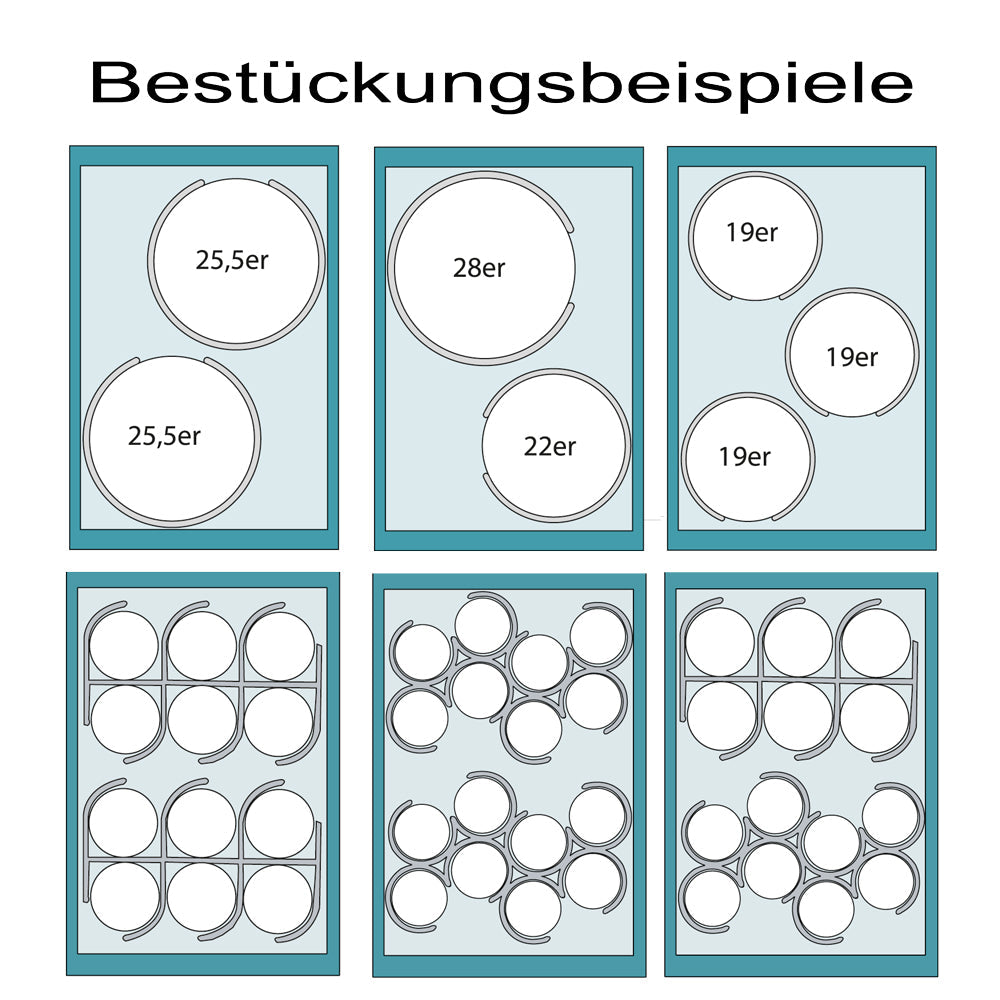 Geschirr-Transportbox - 60 x 40 x 34 cm