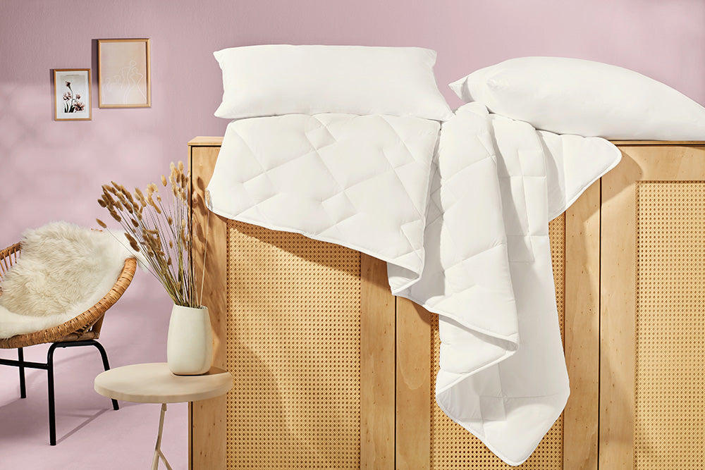 WELAN - Einziehdecke - 135 x 200 - Polyester - Weiß