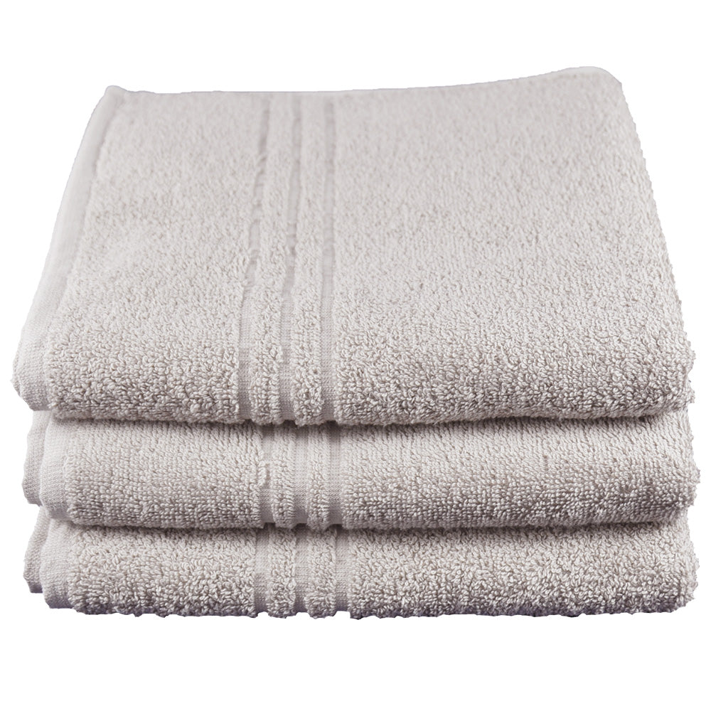 GRÖNLAND Handtuch - 50 x 100 cm - Baumwolle - Taupe