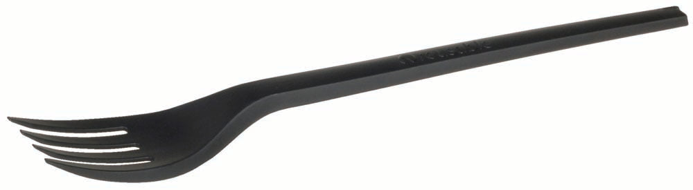REUSABLE Gabel 16,8 cm - CPLA - Schwarz (20 x 50 Stück)